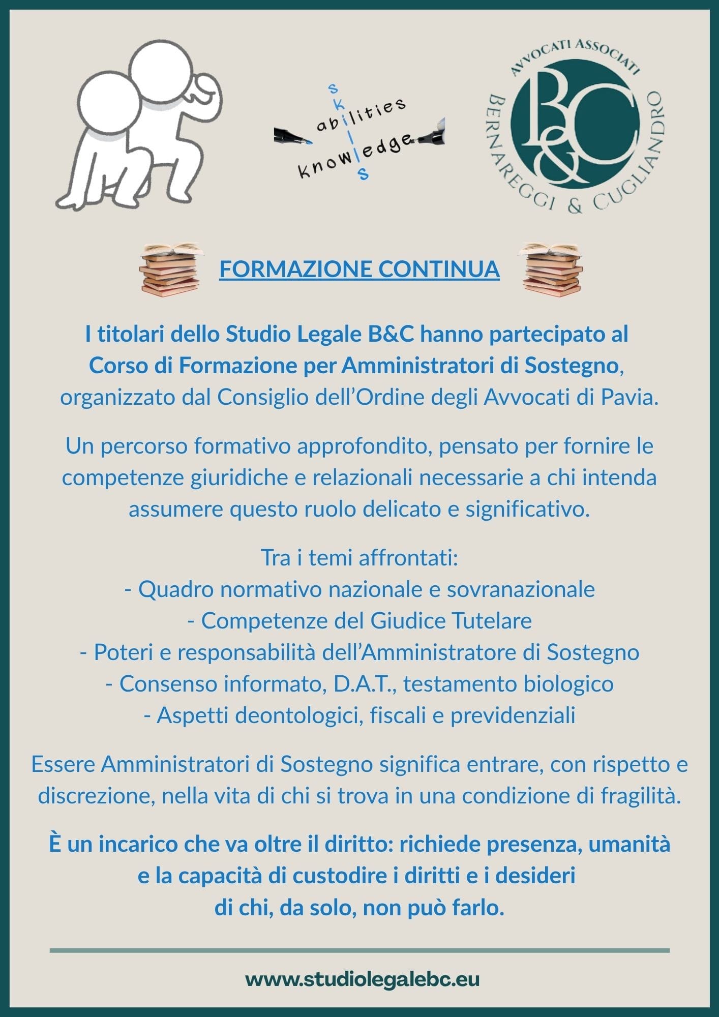 Corso amministratore di sostegno